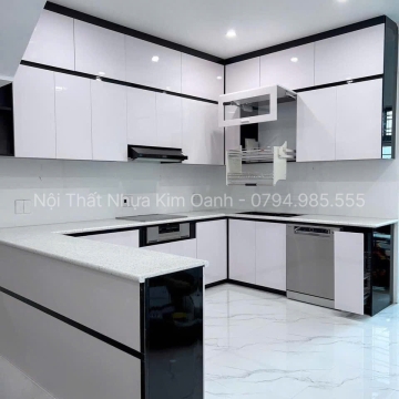 Tủ bếp nhựa Vincoplast Sang Trọng